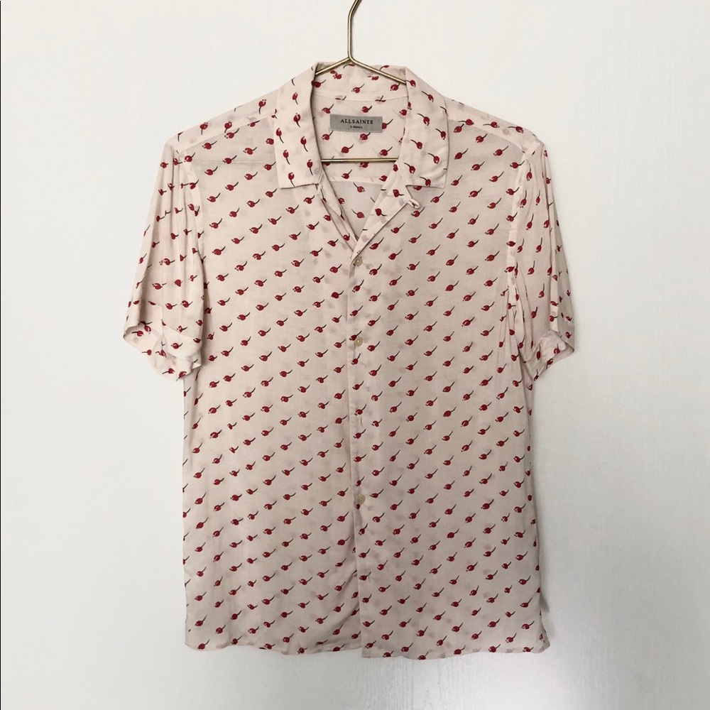 Cerise Button Up Shirt – Allsaints
